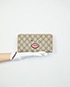 Gucci Embroidered Face Zippy Wallet, front view